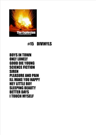 Explosion playlist #15 DIVINYLS NOV 20 2017